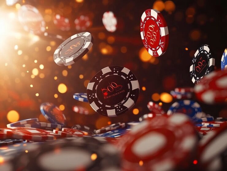 Live dealer studio with professional croupier and real casino table